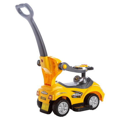 Amsham Mega Pusher Car - Yellow