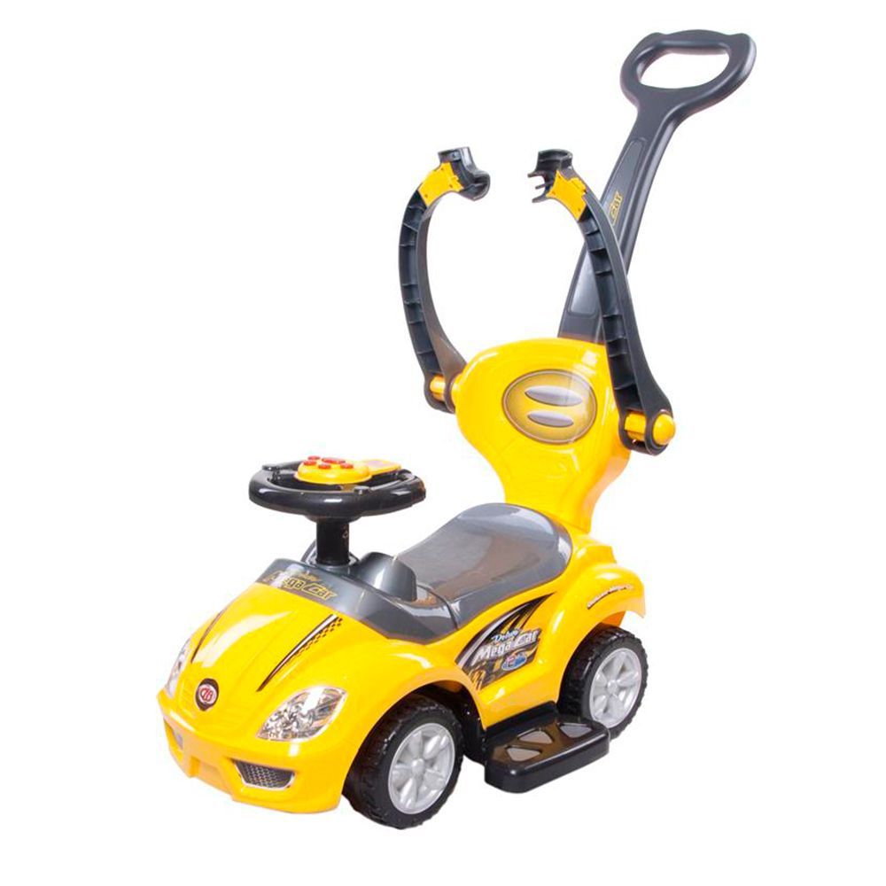 Amsham Mega Pusher Car - Yellow