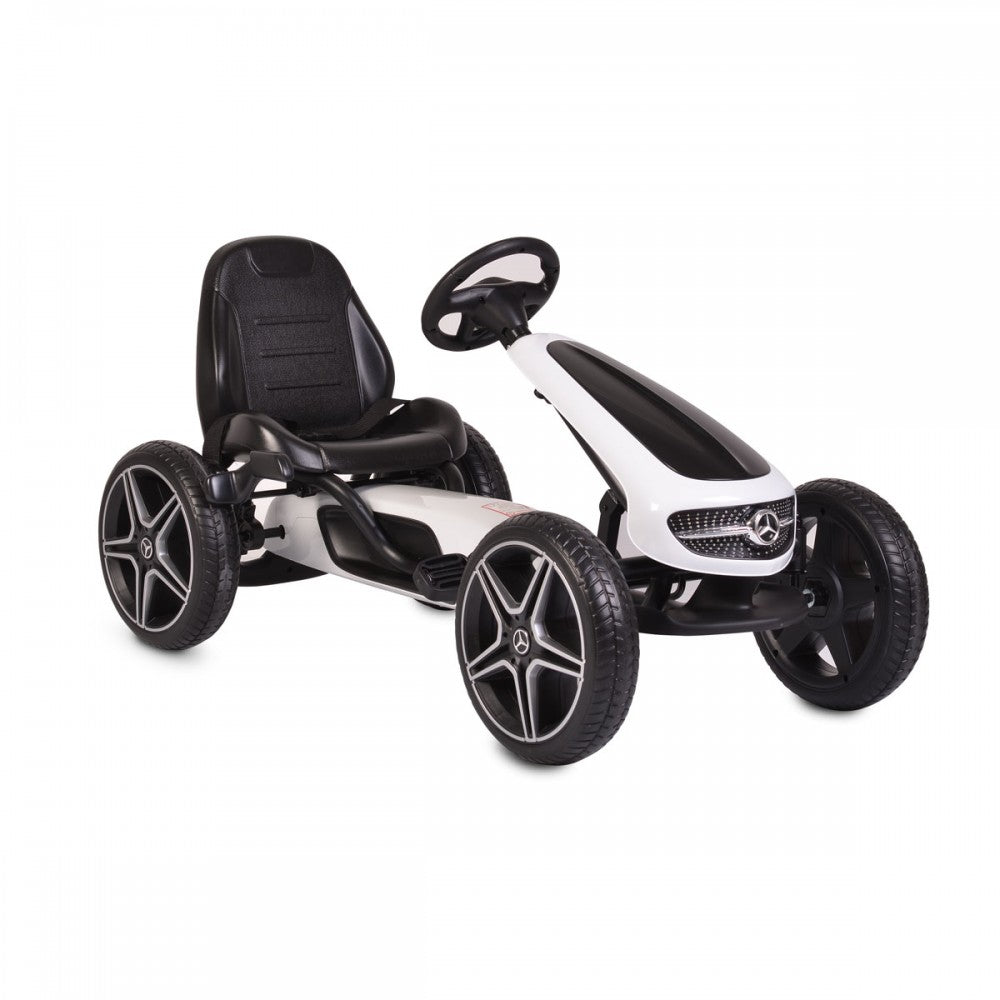 Mercedes Benz Pedal Go-Kart - White