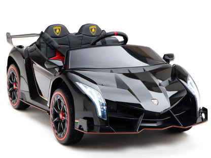 Lamborghini Veneno Kids Electric Car - Black (12V)