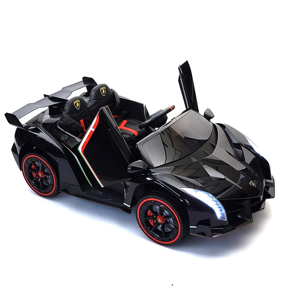 Lamborghini Veneno Kids Electric Car - Black (12V)