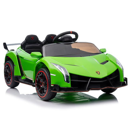 Lamborghini Veneno Kids Electric Car - Green (12V)