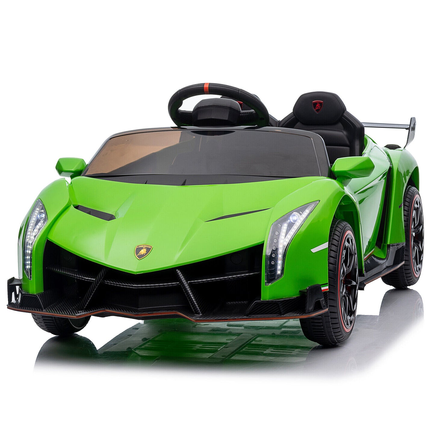 Lamborghini Veneno Kids Electric Car - Green (12V)