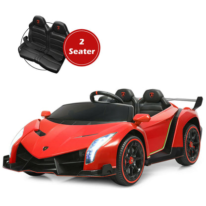 Lamborghini Veneno Kids Electric Car - Red (12V)