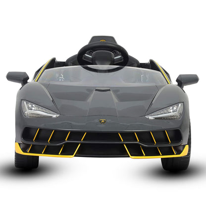 Lamborghini Centenario Battery Operated Kids Car - Grey (12V)