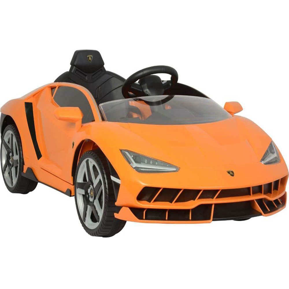 Lamborghini Centenario Battery Operated Kids Car - Orange (12V)