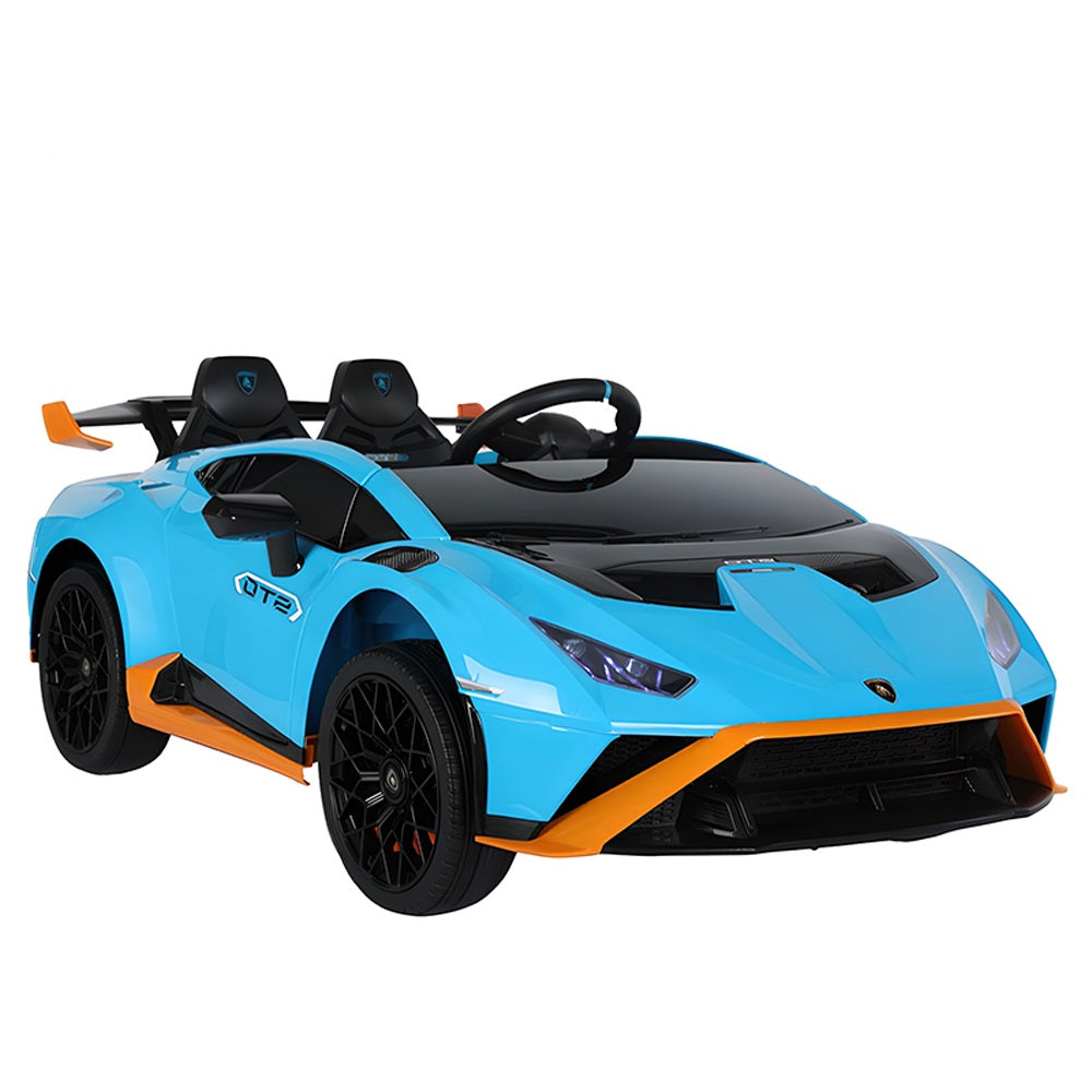 Lamborghini Hurcan STO Kids Car - Blue (12V)