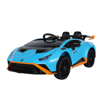 Lamborghini Hurcan STO Kids Car - Blue (12V)