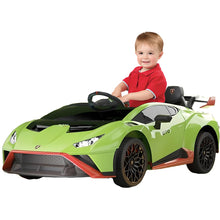 Lamborghini Hurcan STO Kids Car - Green (12V)