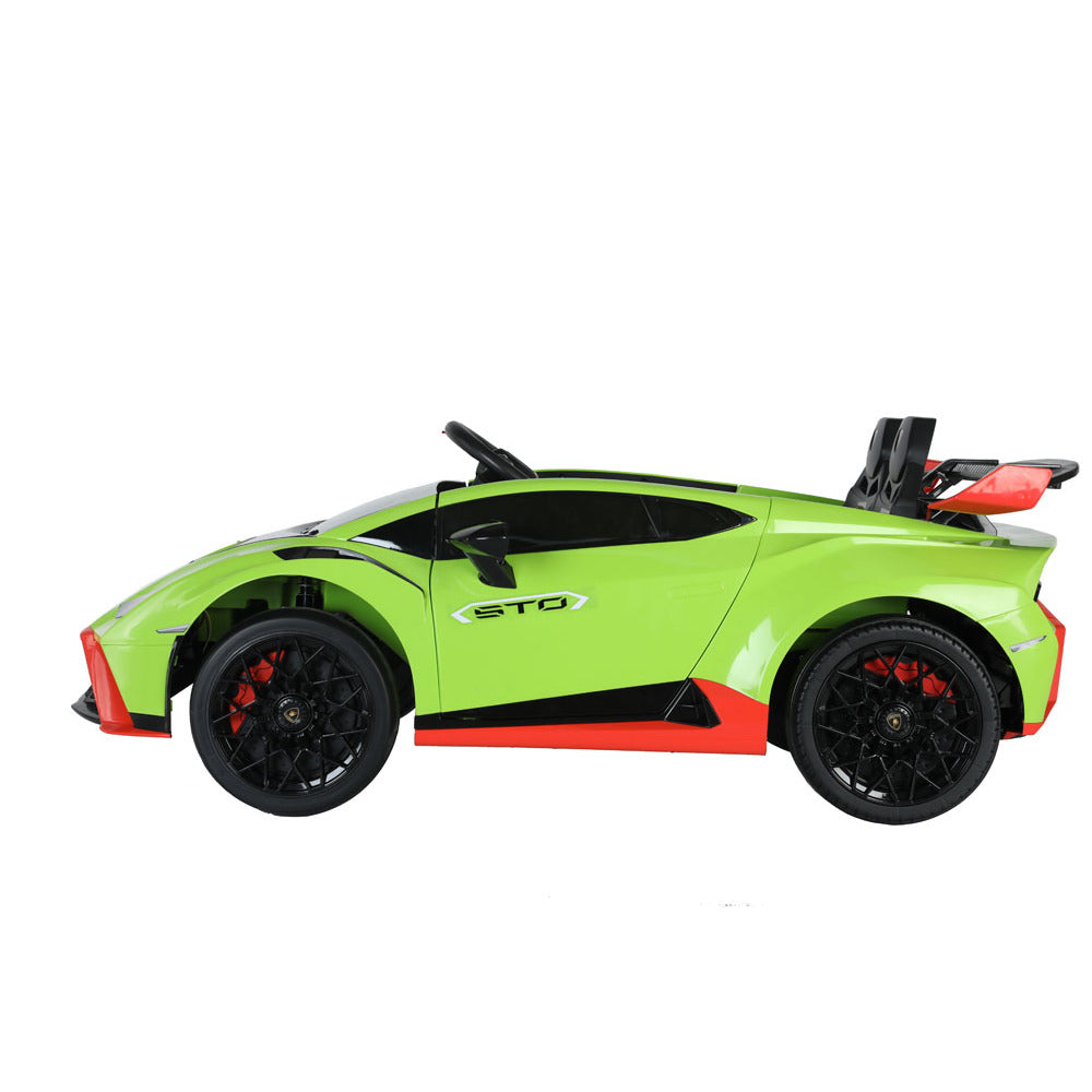 Lamborghini Hurcan STO Kids Car - Green (12V)