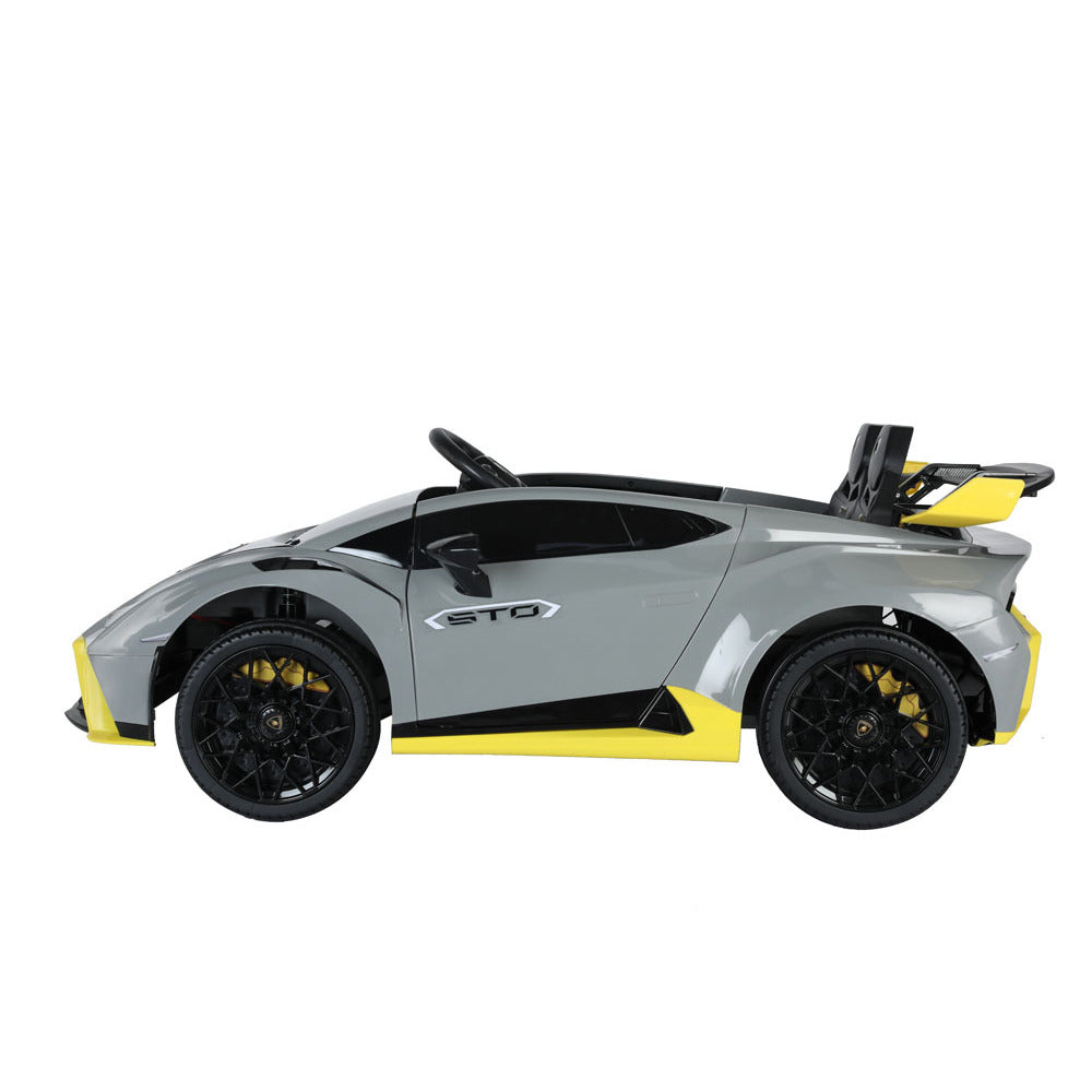 Lamborghini Hurcan STO Kids Car - Grey (12V)