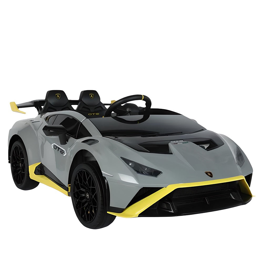 Lamborghini Hurcan STO Kids Car - Grey (12V)