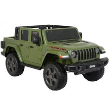 Licensed Battery Operated Jeep Rubicon Kids Car - Green (12V)