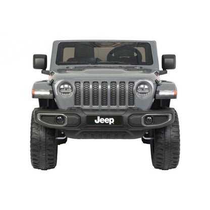 Licensed Battery Operated Jeep Rubicon Kids Car - Grey (12V)