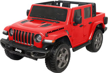 Licensed Battery Operated Jeep Rubicon Kids Car - Red (12V)