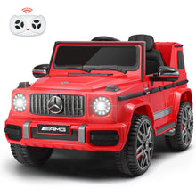 Mercedes G63 Kids Rideon Jeep Eva wheel /Letaher seat  - Red  (12V)