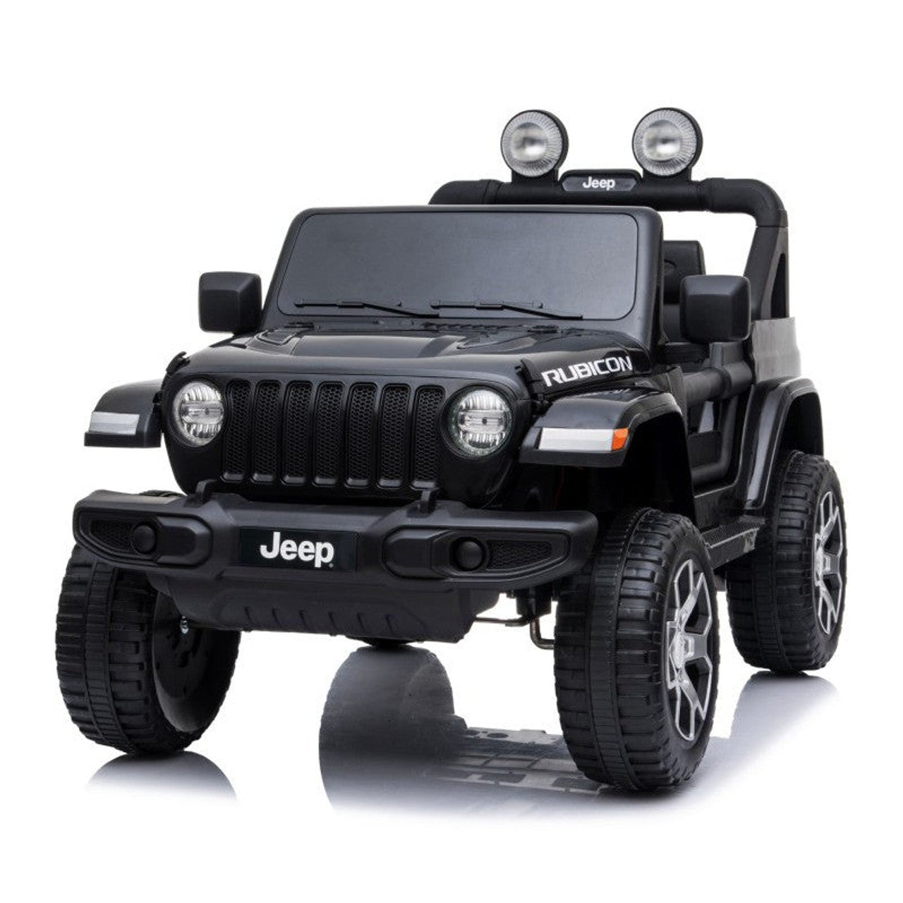 Jeep Kids Rubicorn 2 Seater Electric Car - Black  (12V)