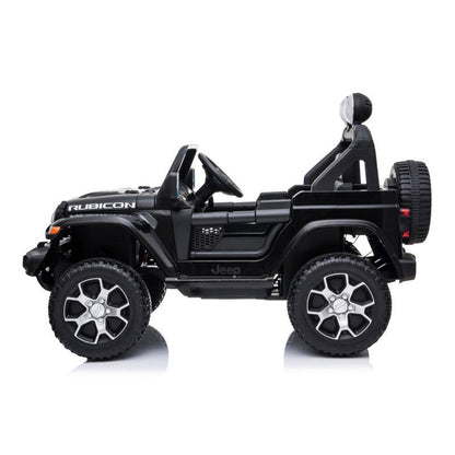 Jeep Kids Rubicorn 2 Seater Electric Car - Black  (12V)