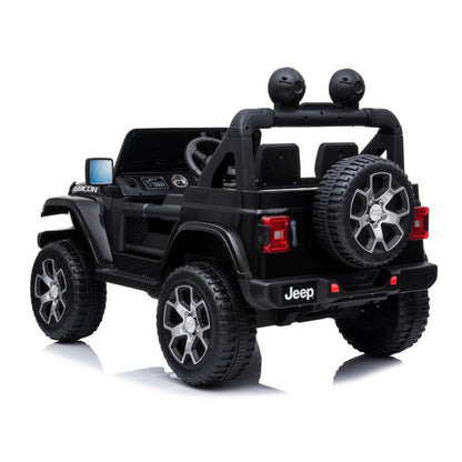 Jeep Kids Rubicorn 2 Seater Electric Car - Black  (12V)