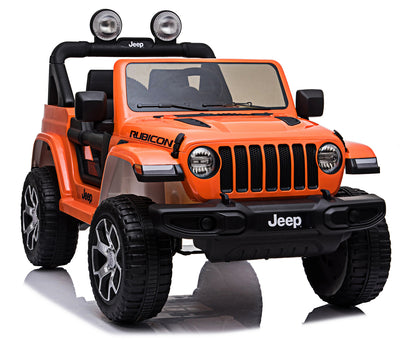 Jeep Kids Rubicorn 2 Seater Electric Car - Orange (12V)