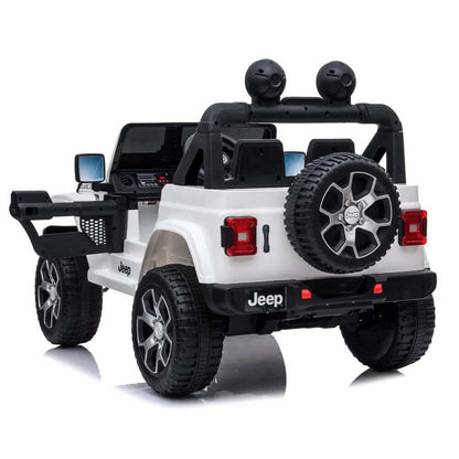 Jeep Kids Rubicorn 2 Seater Electric Car - White (12V)