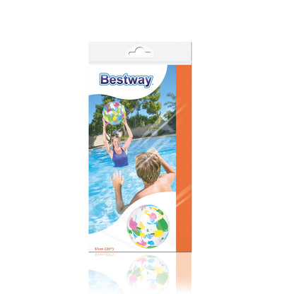 Bway Beach Ball Ast Designer 51Cm