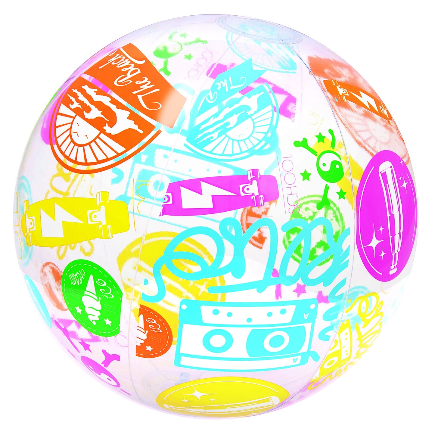 Bway Beach Ball Ast Designer 51Cm