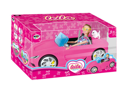 Power Joy Leila Dream Car 35cm + Doll