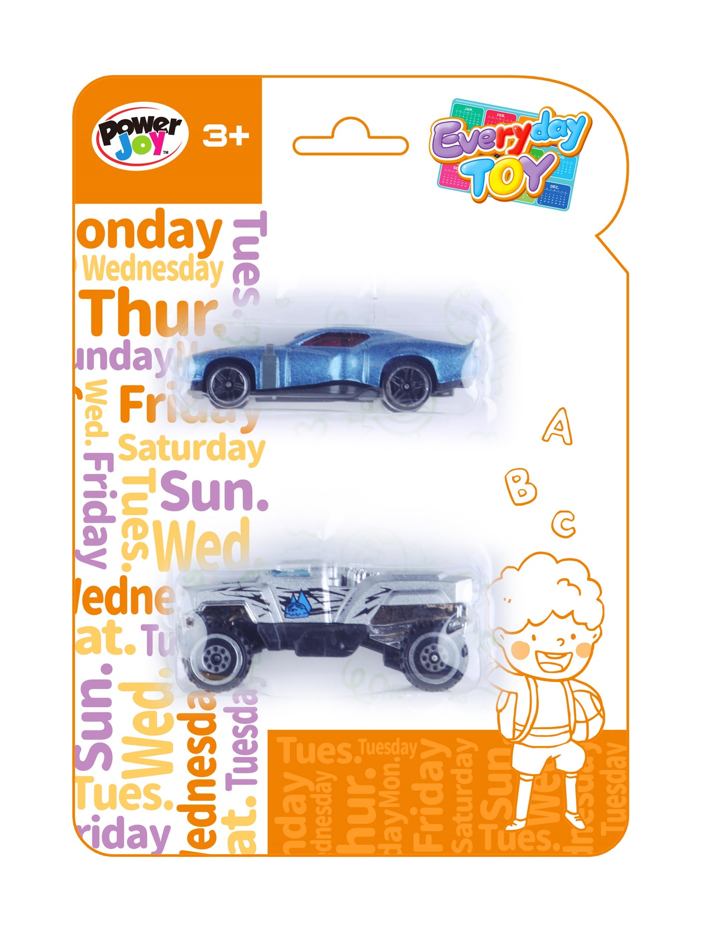 Power Joy Everyday Toy Alloy Car 2pieces