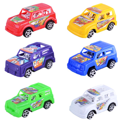 Power Joy Everyday Toy Pull Back Racing Car 6pieces