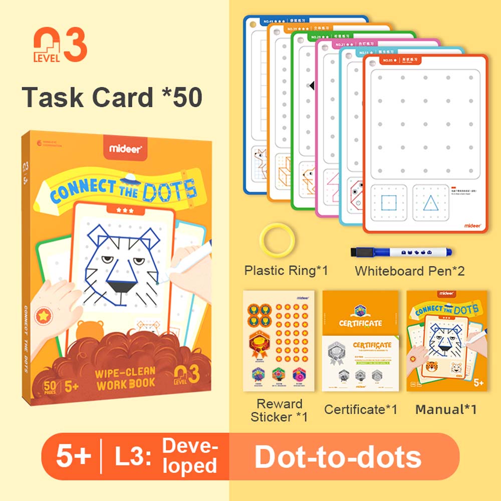 Connect the Dots - Wipe-Clean Workbook