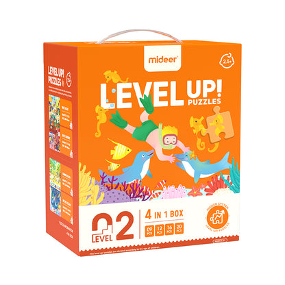 4-in-1 Level Up Puzzles Adventure - Level 2