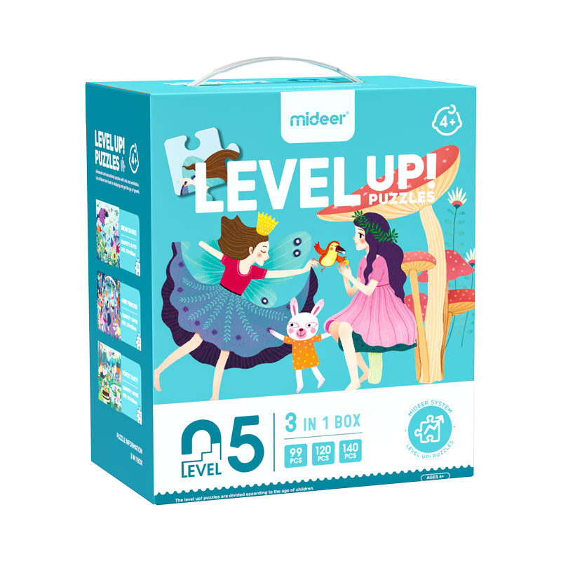 3-in-1 Level Up Puzzles Magical World - Level 5