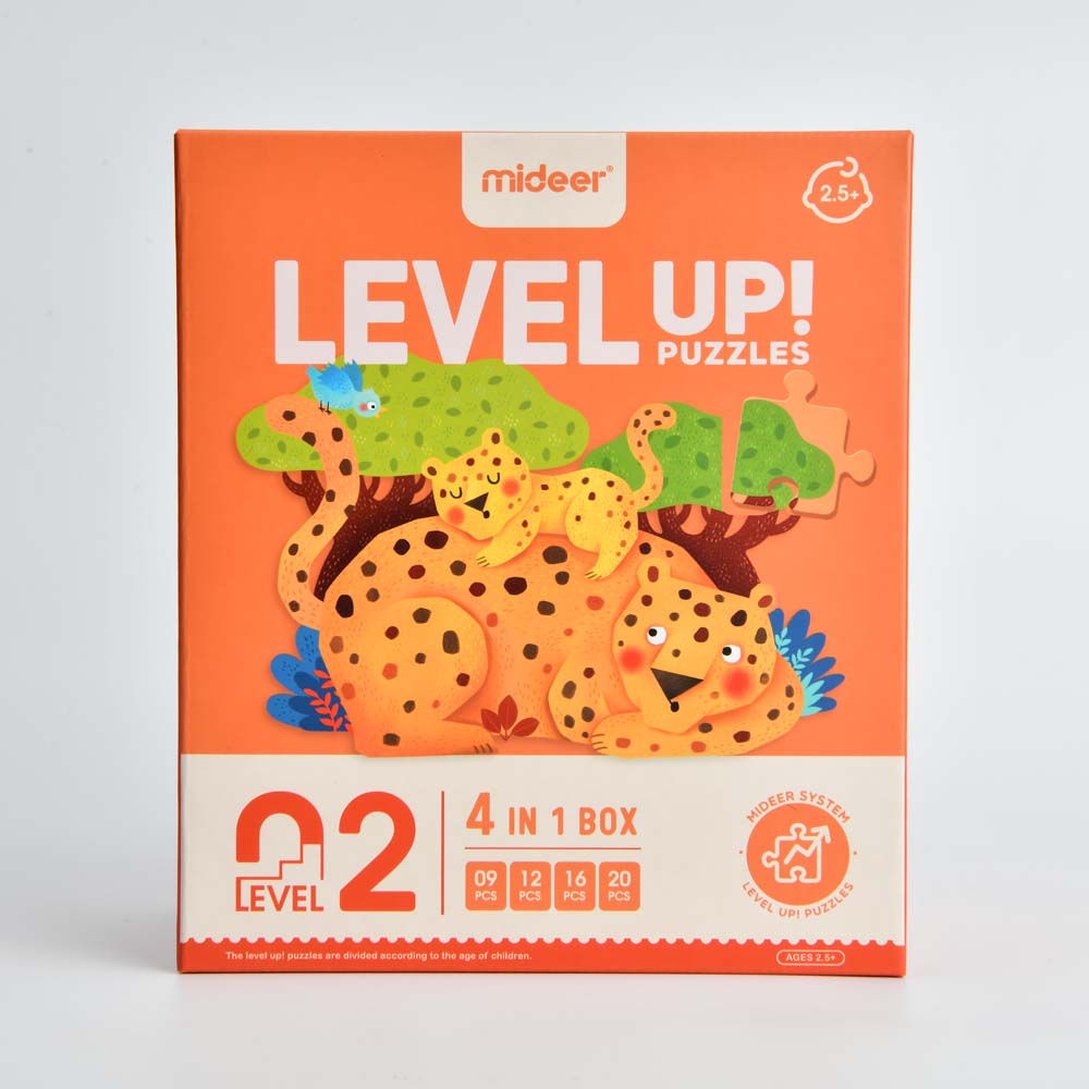 Level Up Puzzles - Animals (4 in 1) Level 2