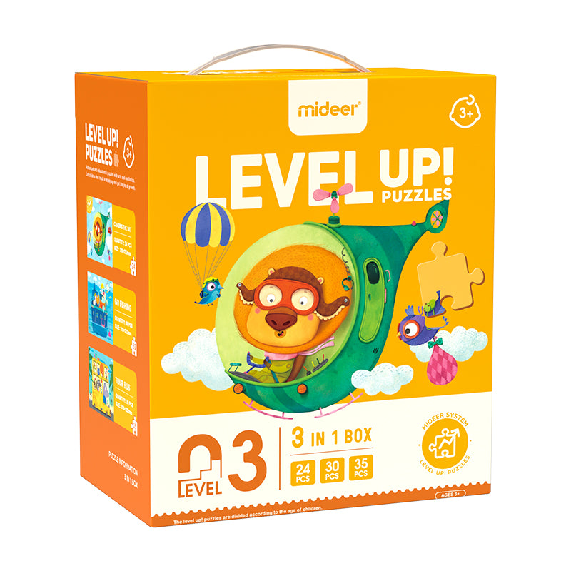 3-in-1 Level Up Puzzles Transport - Level 3