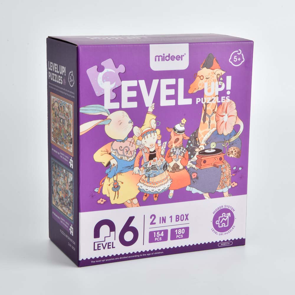 Level Up Puzzles - Forest Party (2 in 1) Level 6