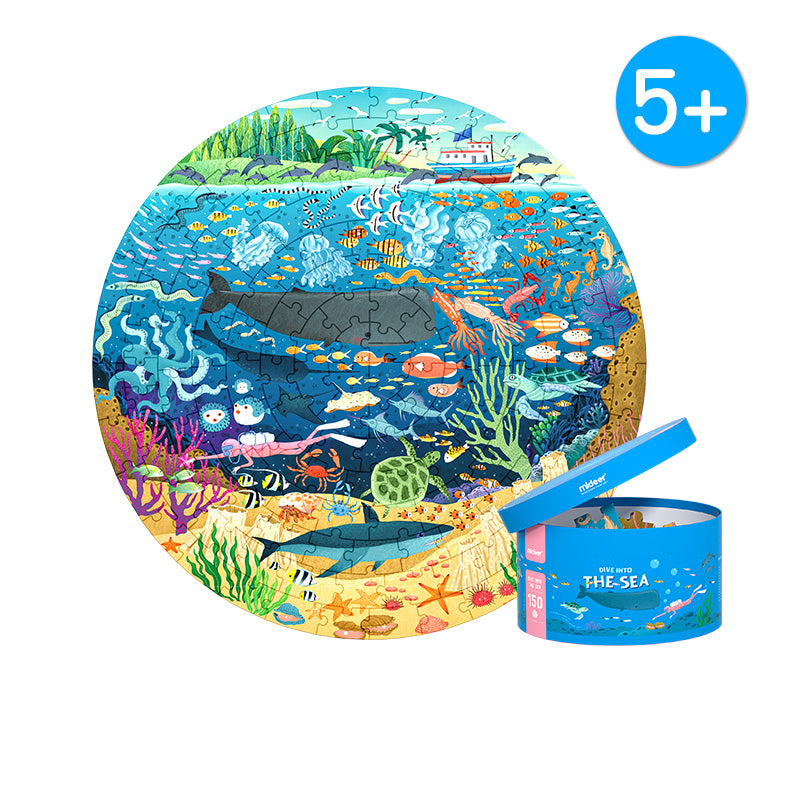 Dive Into The Sea - Circular Puzzle (150PCS)