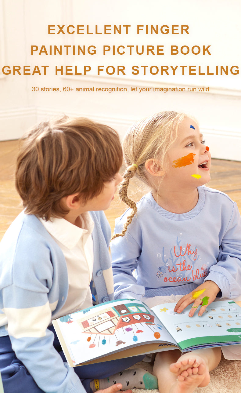 Finger Paint Art Book