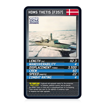 Toptrumps Battleships Card