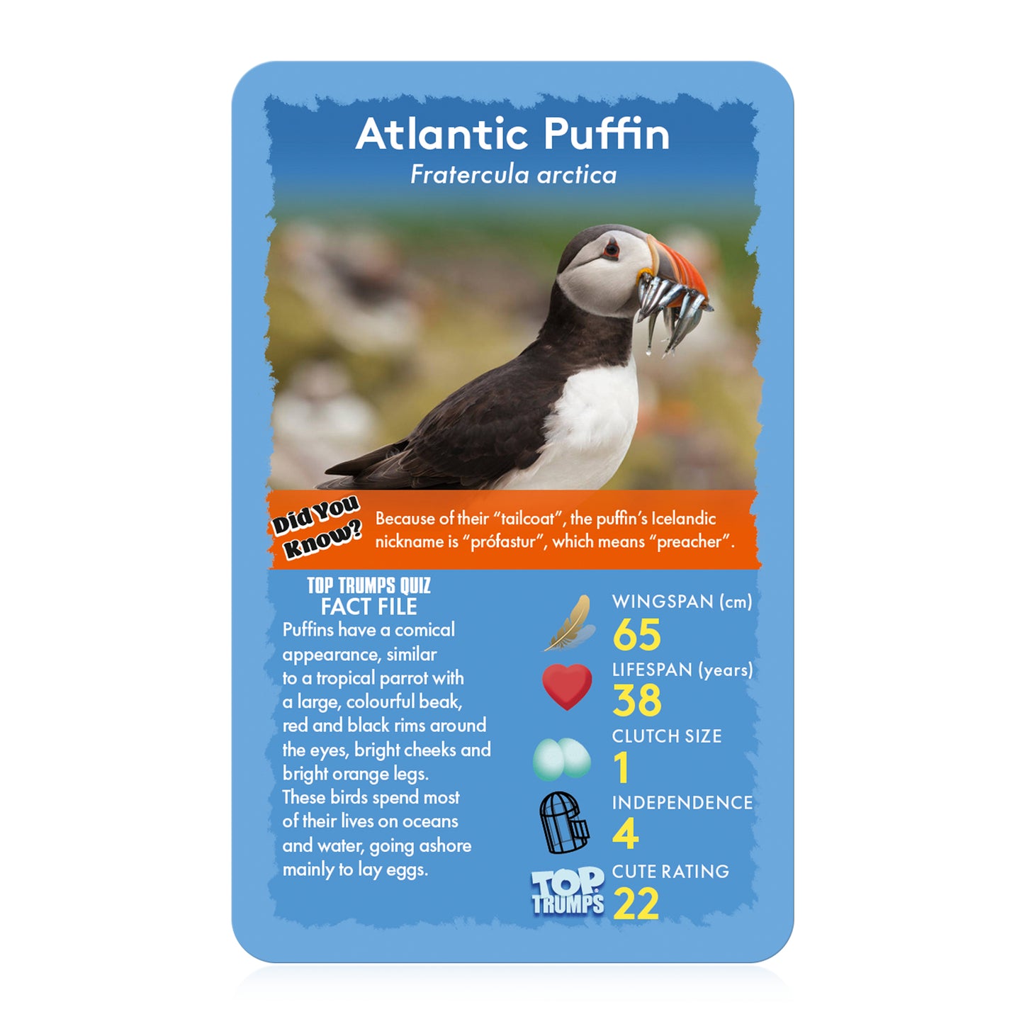 Top Trumps Birds Card