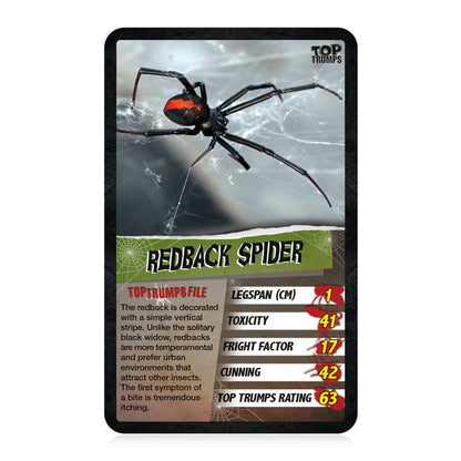 Toptrumps Spiders Card