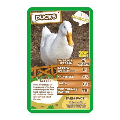 Toptrumps Farm Animals Card