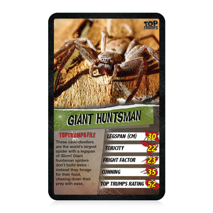 Toptrumps Spiders Card