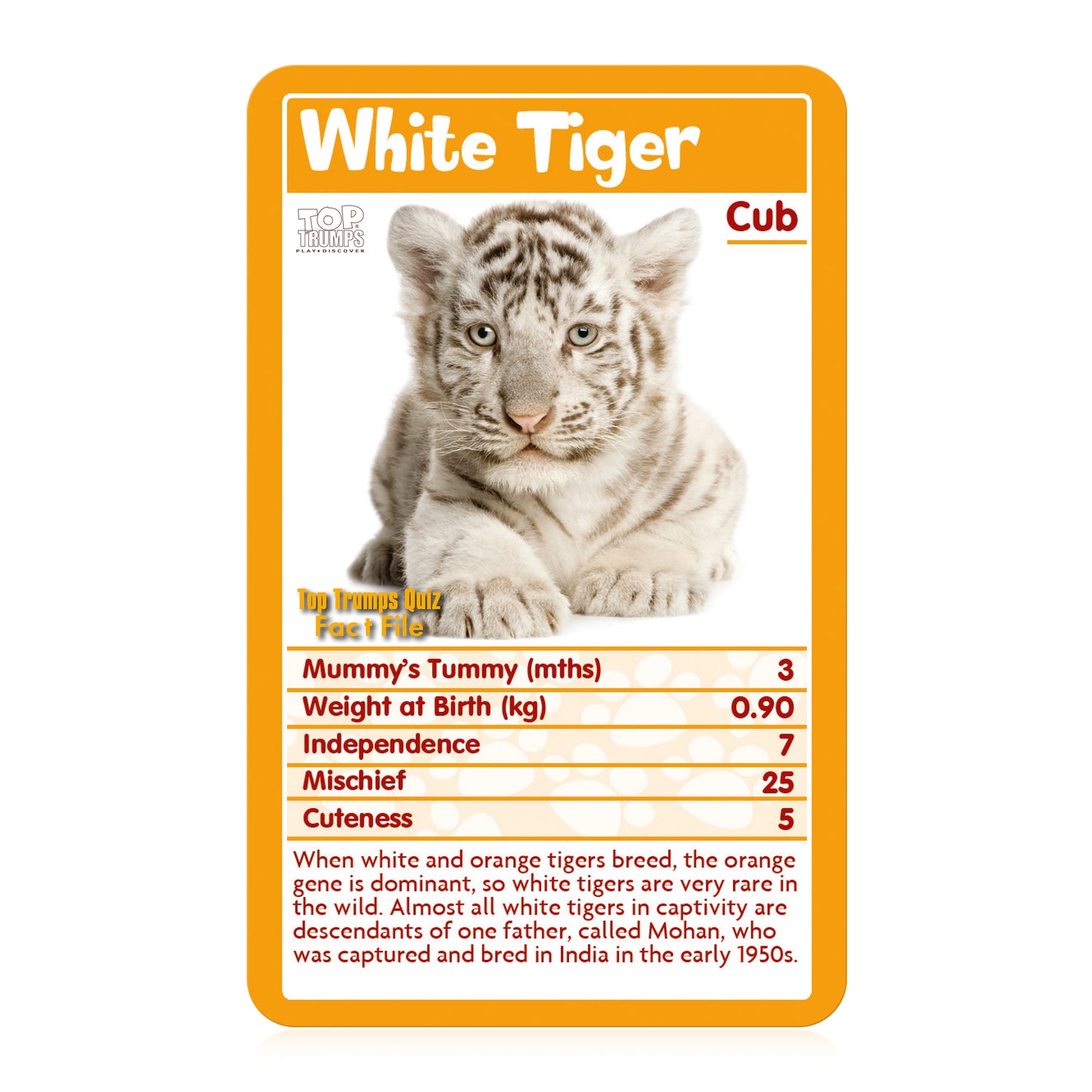 Toptrumps Baby Animals Card