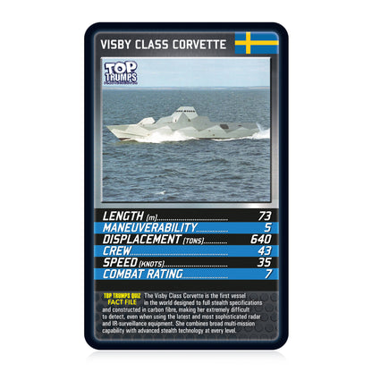 Toptrumps Battleships Card