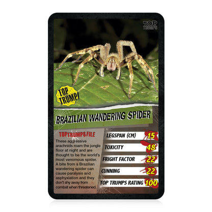 Toptrumps Spiders Card