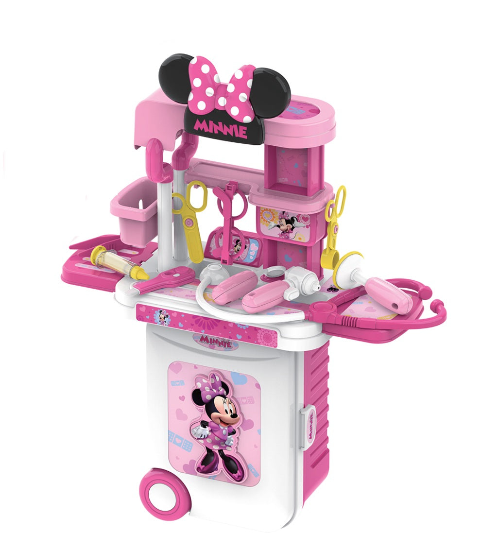 Minnie Mouse Doctor Set Trolley Case 3-In-1