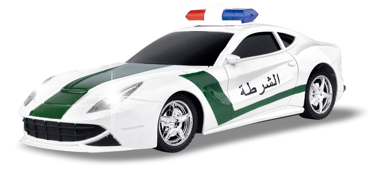 Power Joy Remote Control Police Car 1/18 Battery Operated UAE