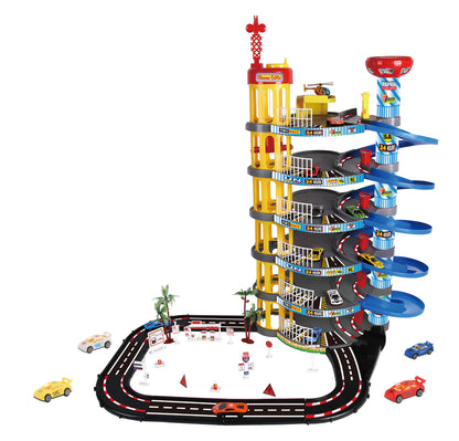 Power Joy Vroom Vroom 6-Floor Garage Megapack With 8 Cars