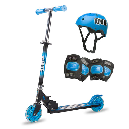 Ignite Flow Scooter 2 Wheels Combo Pack Blue, IGN-COM-FLO-BLU